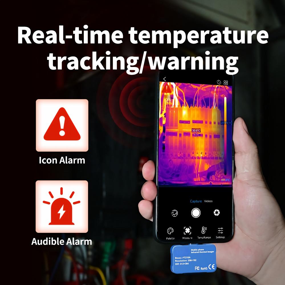 안드로이드 및 아이폰용 열화상 카메라, 열 손실 및 전 - Thermal Imaging Camera 256X192 리뷰 및 가격