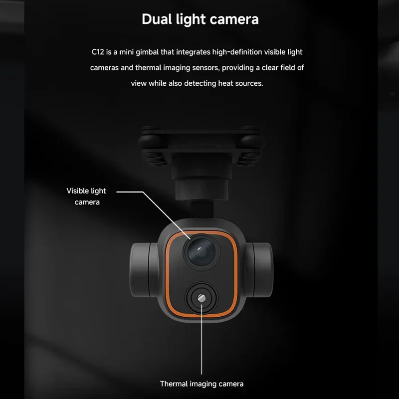 스카이드로이드 C12 2K HD 열화상 카메라 3축 안 - Thermal Imager Drone Gimbal 리뷰 및 가격