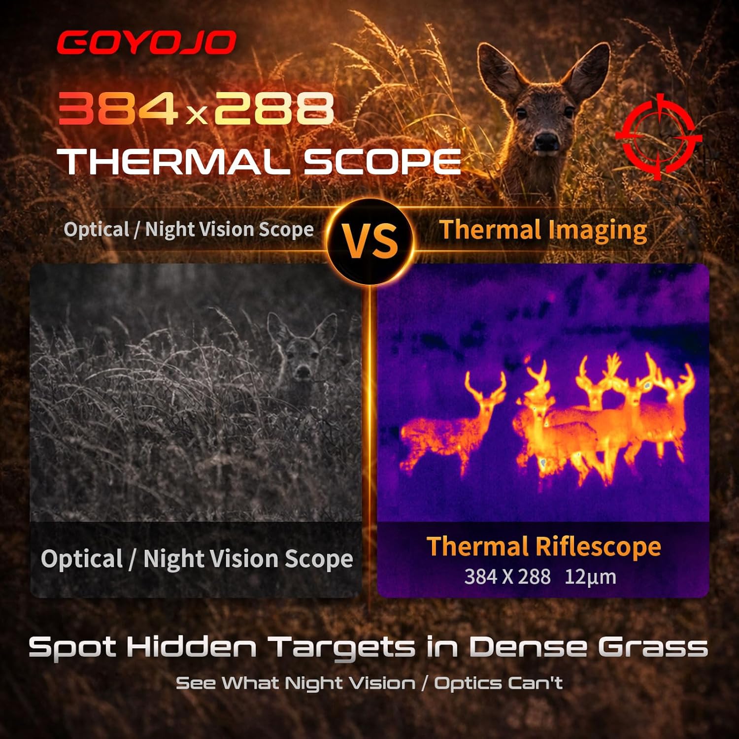GOYOJO 열화상 조준경, 384x288 해상도, 1 - Hunting Thermal Imaging Scope 리뷰 및 가격